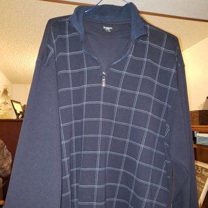 Haggar Mens 1/4 zip Pullover XXXL